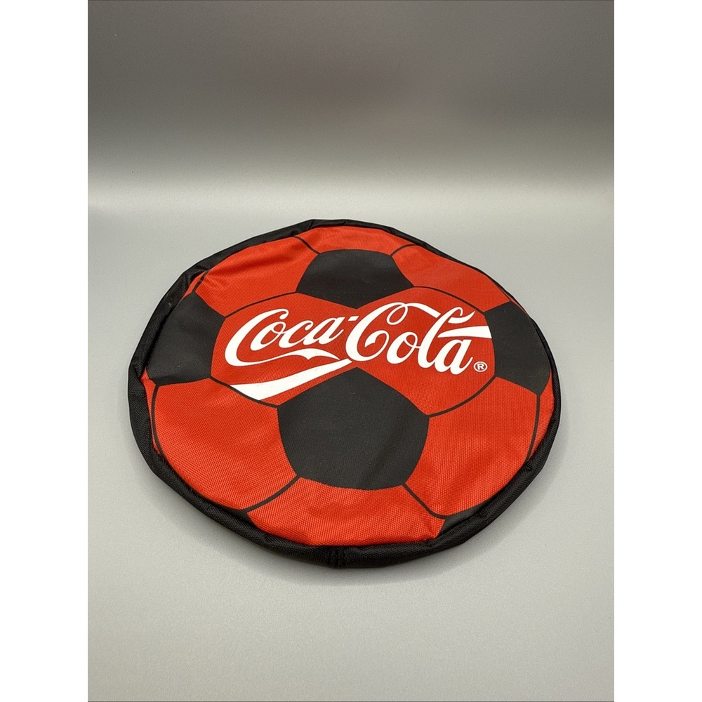 Coca Cola Round Soccer Ball Design Small Storage Bag‎